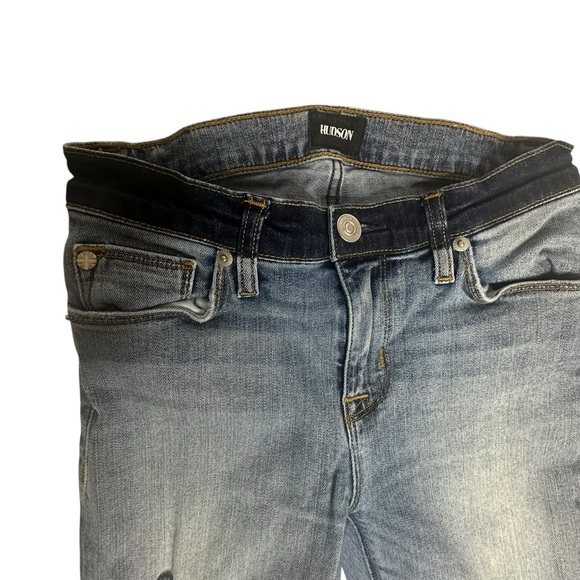 Hudson Nico Mid Rise Crop Super Skinny Jeans 25 - Picture 6 of 8
